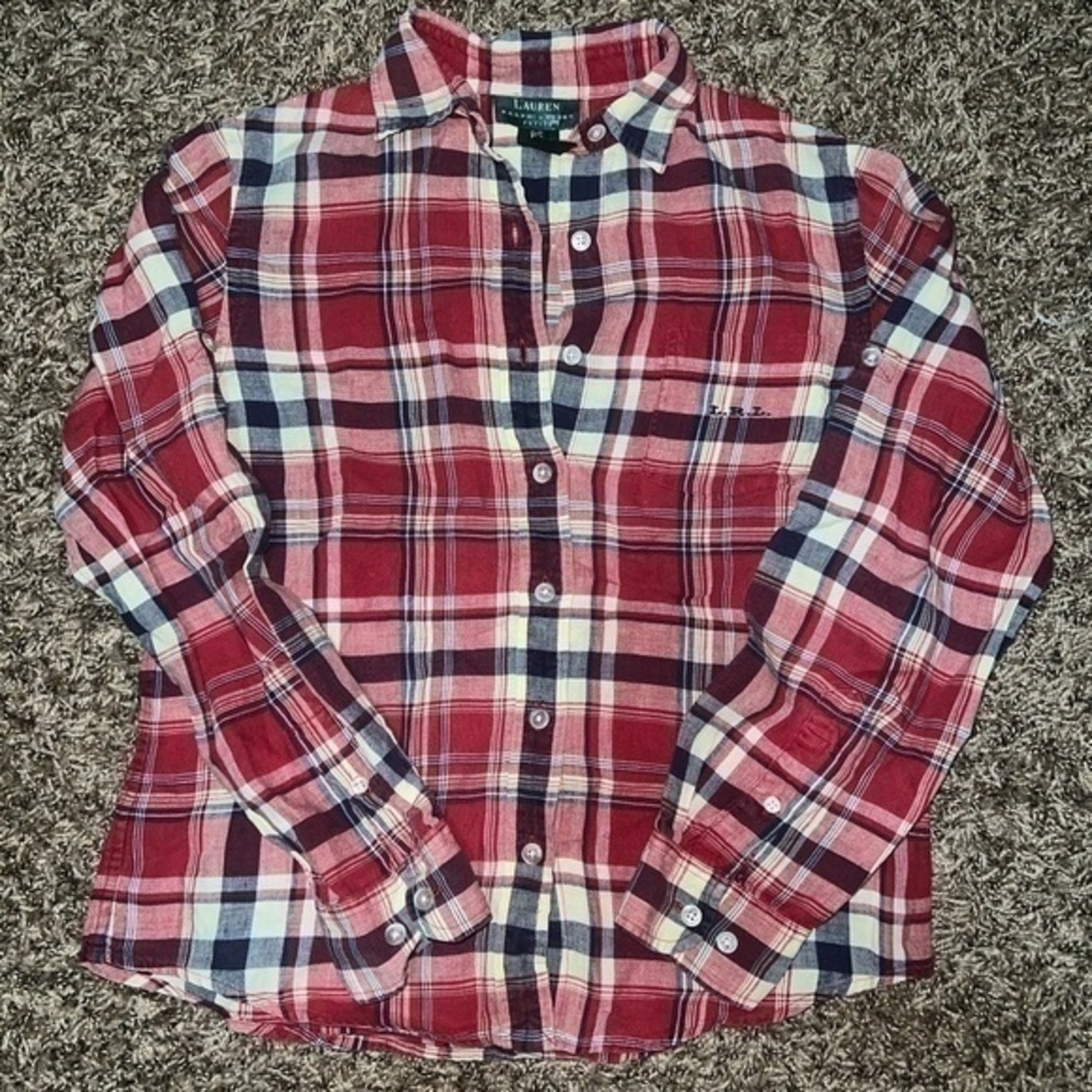 Ralph Lauren Plaid Button up